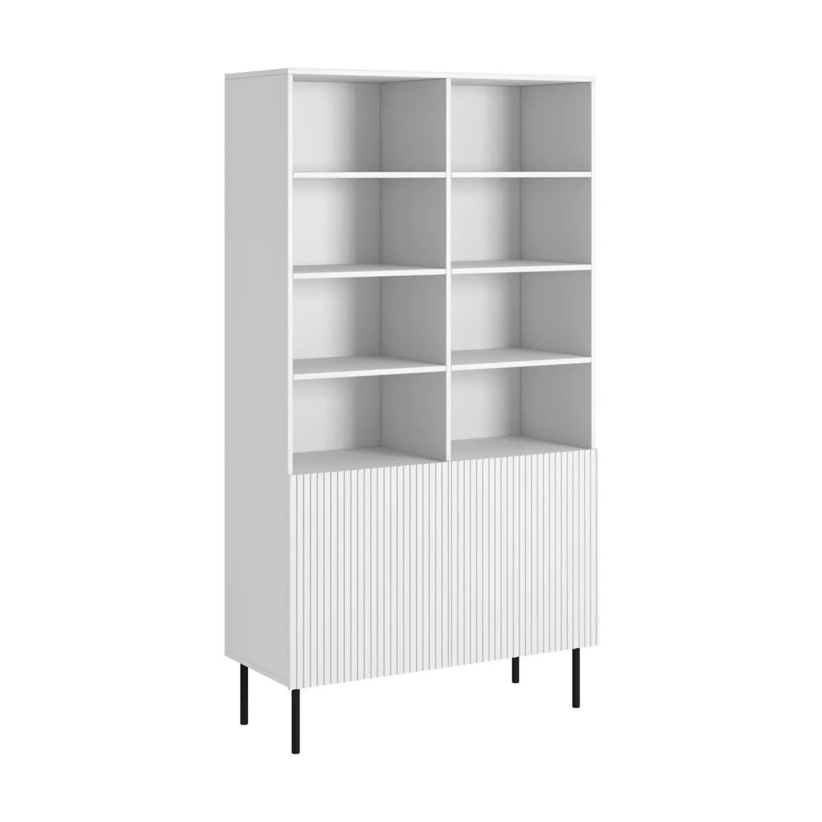 Librerie > Dmora Libreria bianca 100x176h cm - Ghilarza Bianco