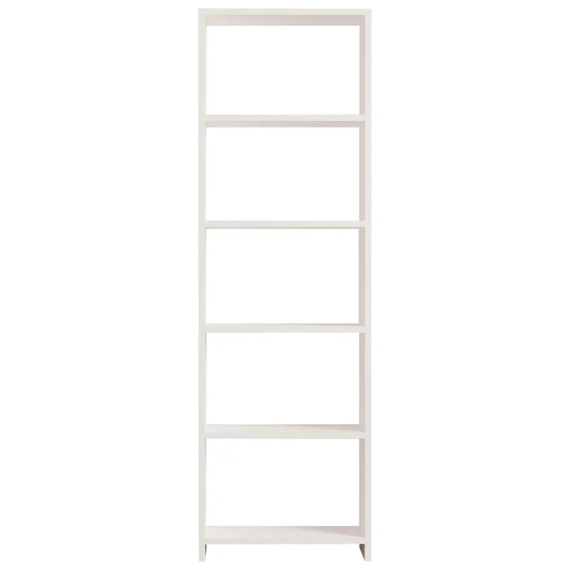 Librerie > Dmora Libreria 5 Ripiani Installazione Libera 80x32x180h cm, Struttura Verticale - Vas Bianco