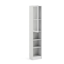 Libreria chic bianca 40x203h cm - Greg