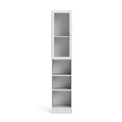 Libreria chic bianca 40x203h cm - Greg