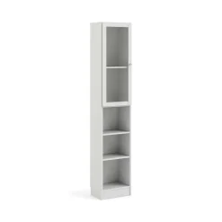 Libreria chic bianca 40x203h cm - Greg