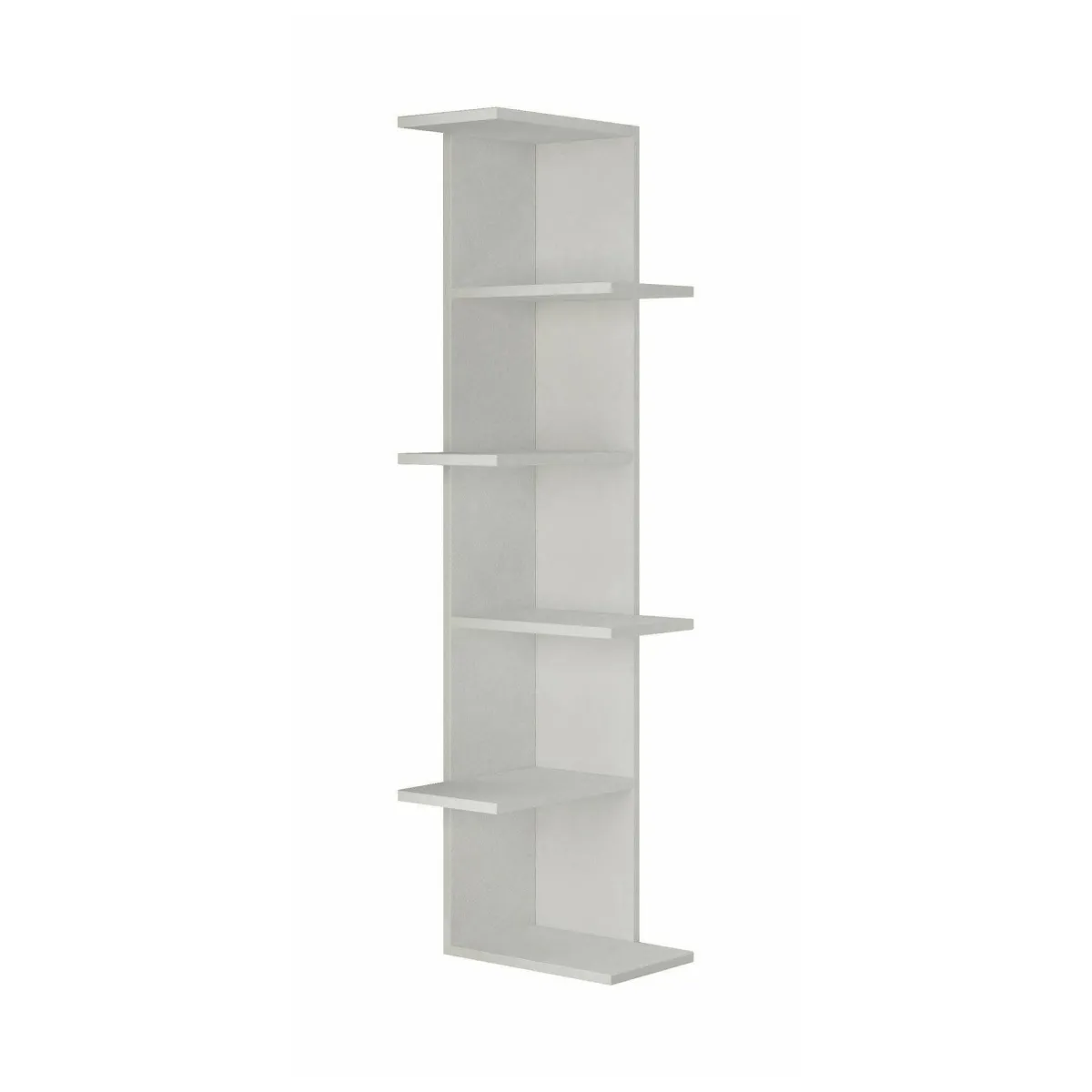 Librerie|Ufficio > Dmora Libreria classica bianca 37x141h cm - Bud Bianco
