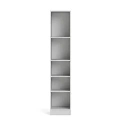 Librerie > Dmora Libreria colonna bianca 40x203h cm - Albregio Bianco