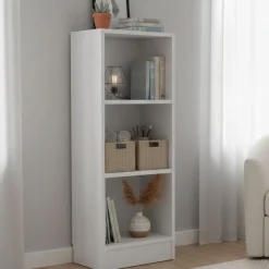 Librerie > Dmora Libreria colonnina bianca 40x107h cm - Alcesti Bianco