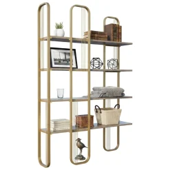 Libreria design oro 125x180h cm - Angylla