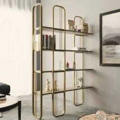 Libreria design oro 125x180h cm - Angylla