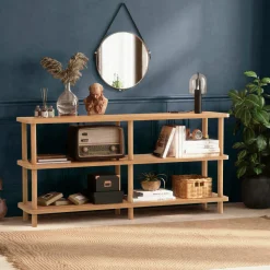 Librerie > Dmora Libreria divisoria quercia 80x75h cm - Maharaja Marrone Quercia