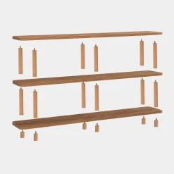 Libreria divisoria quercia 150x74h cm - Bona