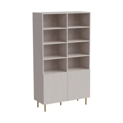 Libreria elegante beige 100x176h cm - Maierato