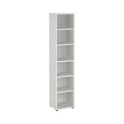 Libreria elegante bianca 47x221h cm - Pabuk