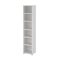 Libreria elegante bianca 47x221h cm - Pabuk