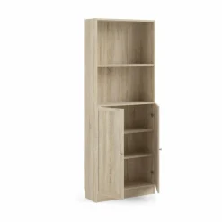Librerie > Dmora Libreria elegante quercia 79x203h cm - Michel Marrone Quercia
