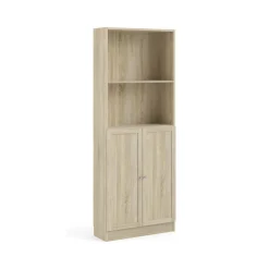 Librerie > Dmora Libreria elegante quercia 79x203h cm - Michel Marrone Quercia