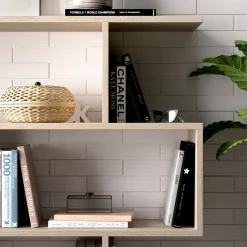 Libreria elegante rovere 110x96h cm - Acsidol