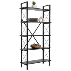 Libreria fissa nera 90x180h cm - Suriel