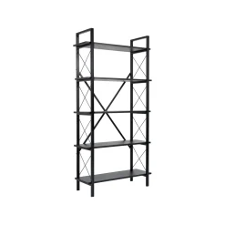 Libreria fissa nera 90x180h cm - Suriel