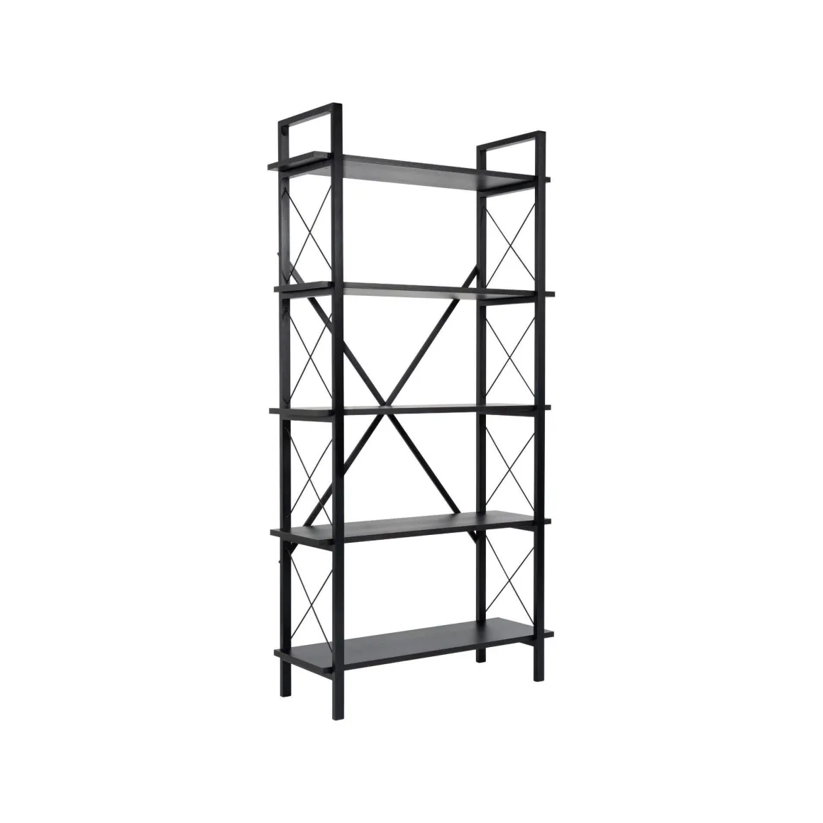 Libreria fissa nera 90x180h cm - Suriel