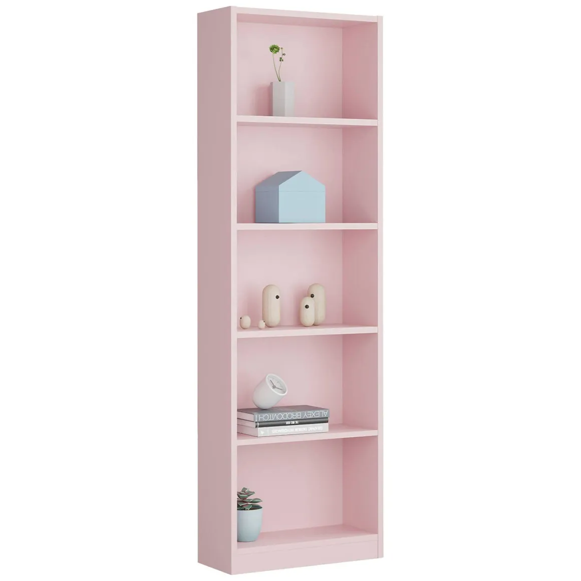 Libreria fissa rosa 52x180h cm - Artico