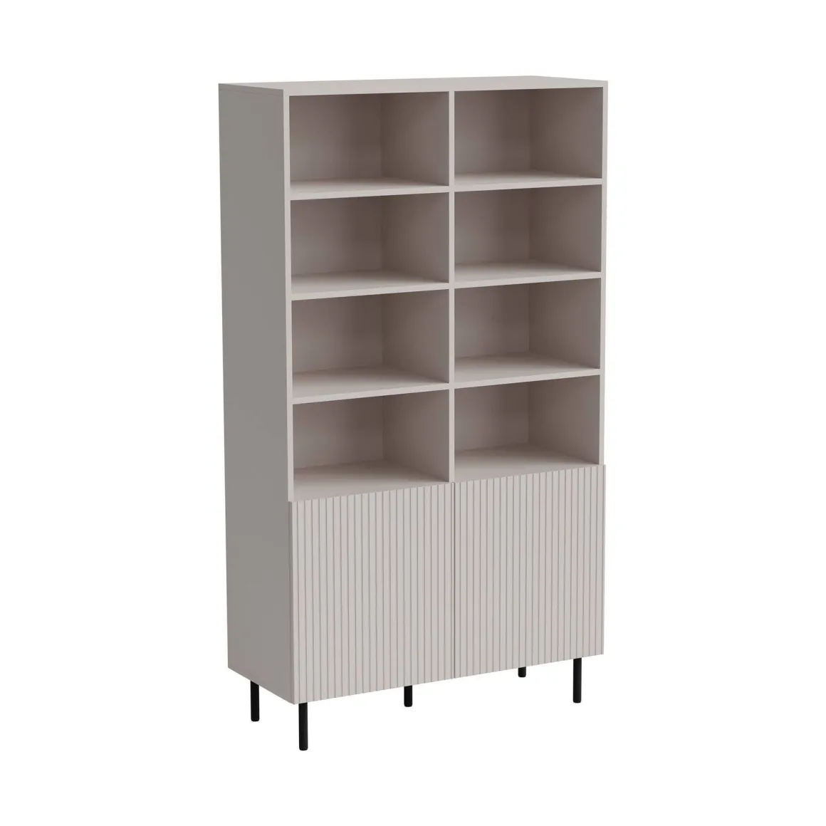 Libreria Ghilarza, 100x42 h177 cm, Beige