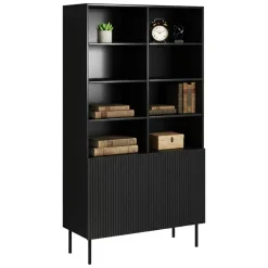 Librerie > Dmora Libreria Ghilarza, 100x42 h177 cm, Nero