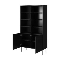 Librerie > Dmora Libreria Ghilarza, 100x42 h177 cm, Nero