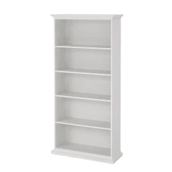 Librerie > Dmora Libreria grande bianca 96x200h cm - Aragon Bianco