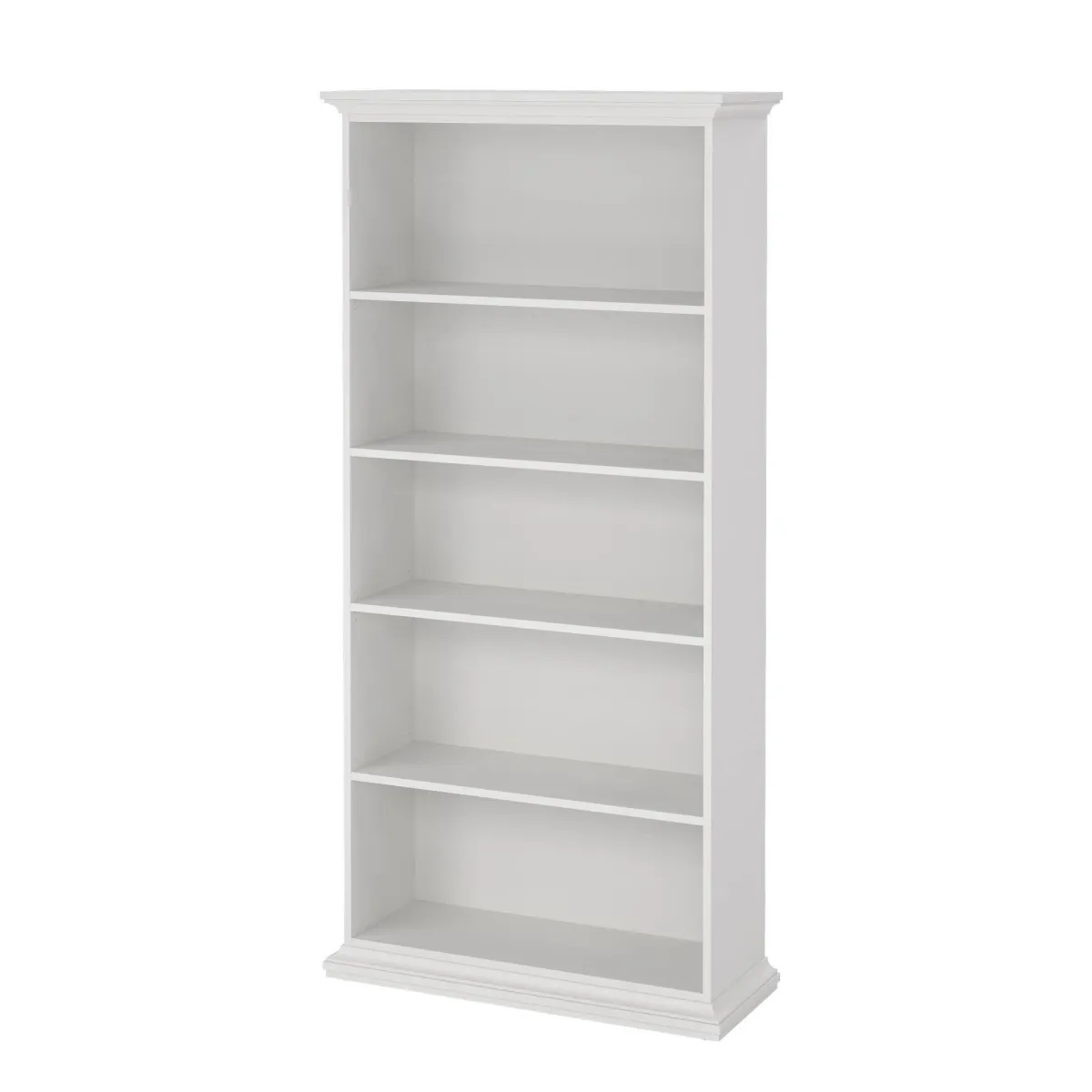 Librerie > Dmora Libreria grande bianca 96x200h cm - Aragon Bianco