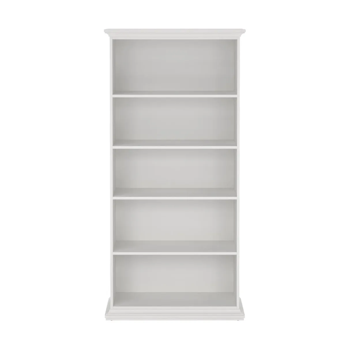 Librerie > Dmora Libreria grande bianca 96x200h cm - Aragon Bianco