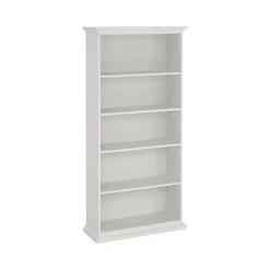 Librerie > Dmora Libreria grande bianca 96x200h cm - Aragon Bianco