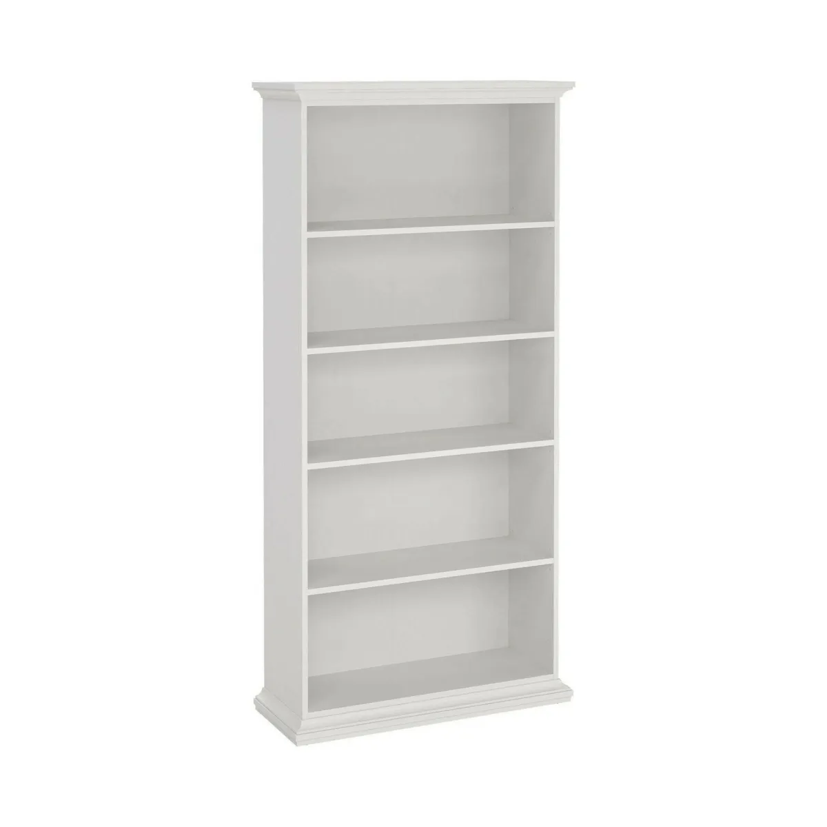 Librerie > Dmora Libreria grande bianca 96x200h cm - Aragon Bianco