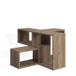 Librerie > Dmora Libreria 4 Ripiani Portata Ripiani 5 130x50x25h cm, Sfumatura Colore Struttura Quercia Marrone Quercia