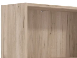 Librerie > Dmora Libreria 5 Ripiani Installazione a Terra 70x24.5x211.5h cm, Sfumatura Colore Struttura Rovere Grigio - Pramollo Marrone Rovere grigio