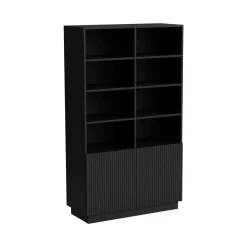 Librerie > Dmora Libreria Miniato, 172x40 h100 cm, Nero