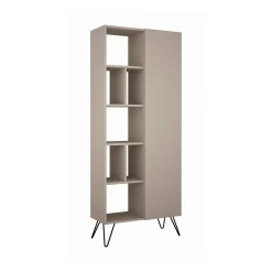 Libreria minimal beige 79x190h cm - Lince