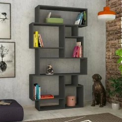 Libreria moderna antracite 96x168h cm - Casimira