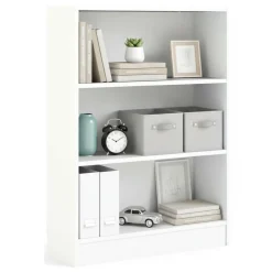Librerie > Dmora Libreria moderna bianca 79x166h cm - Erin Bianco