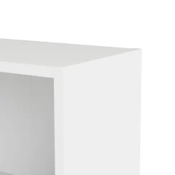 Librerie > Dmora Libreria moderna bianca 79x166h cm - Erin Bianco