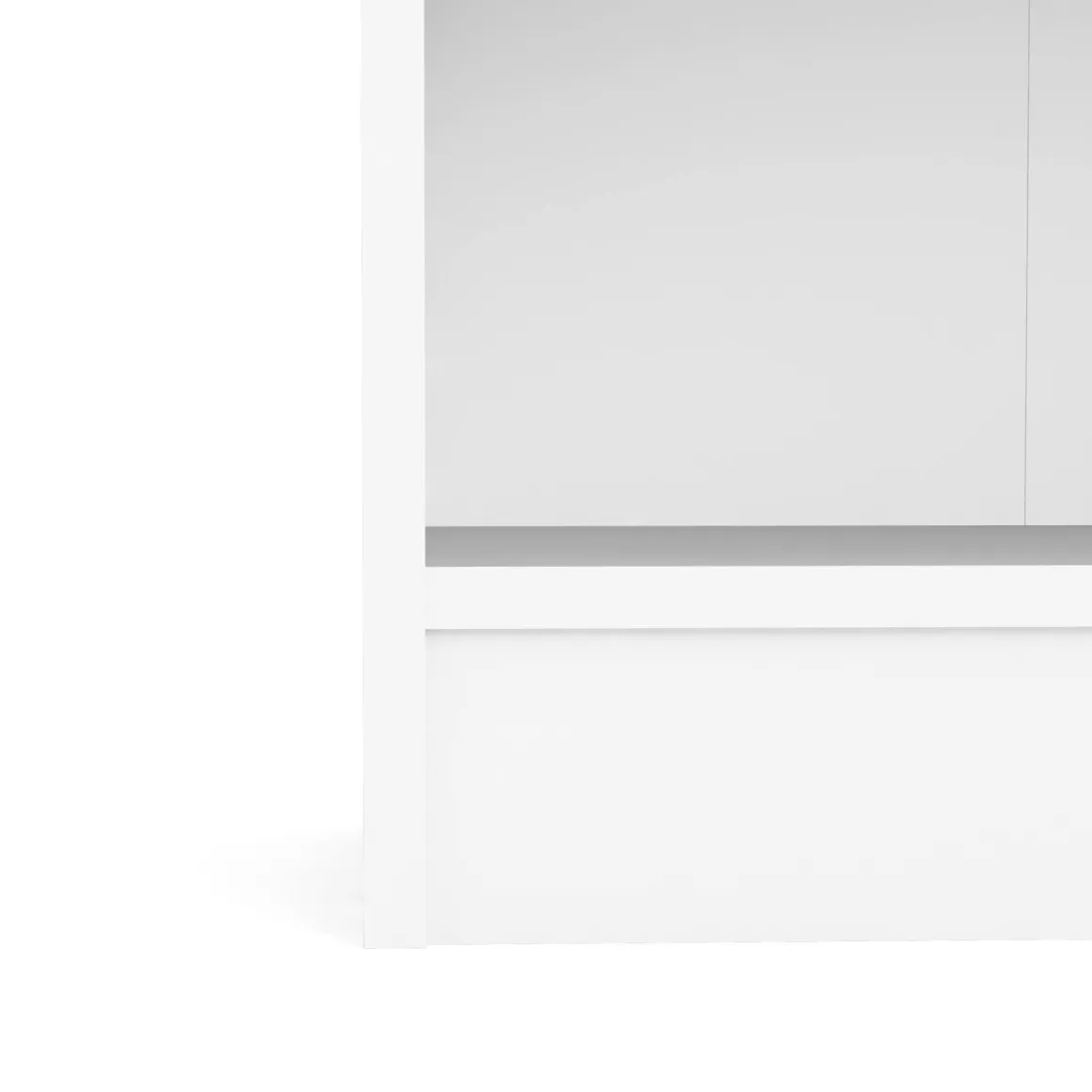 Librerie > Dmora Libreria moderna bianca 79x166h cm - Erin Bianco