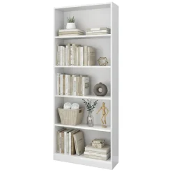 Libreria moderna bianca 80x201h cm - Abla