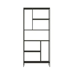 Librerie > Dmora Libreria rialzata da terra ardesia 80x188h cm - Cenadi Grigio Ardesia