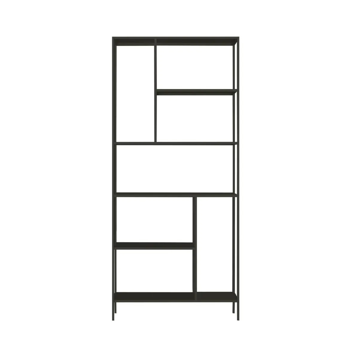 Librerie > Dmora Libreria rialzata da terra ardesia 80x188h cm - Cenadi Grigio Ardesia