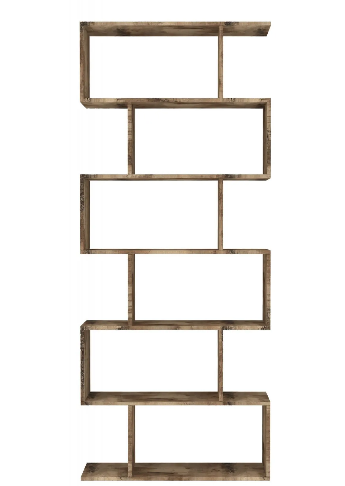 Libreria 5 ripiani acero 80x192h cm - Alowha