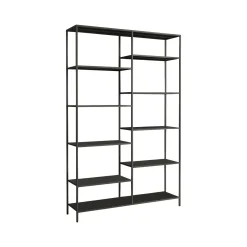 Librerie > Dmora Libreria 9 ripiani ardesia 120x188h cm - Dorgali Grigio Ardesia