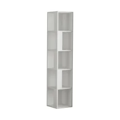 Libreria 4 ripiani bianca 34x161h cm - Herman