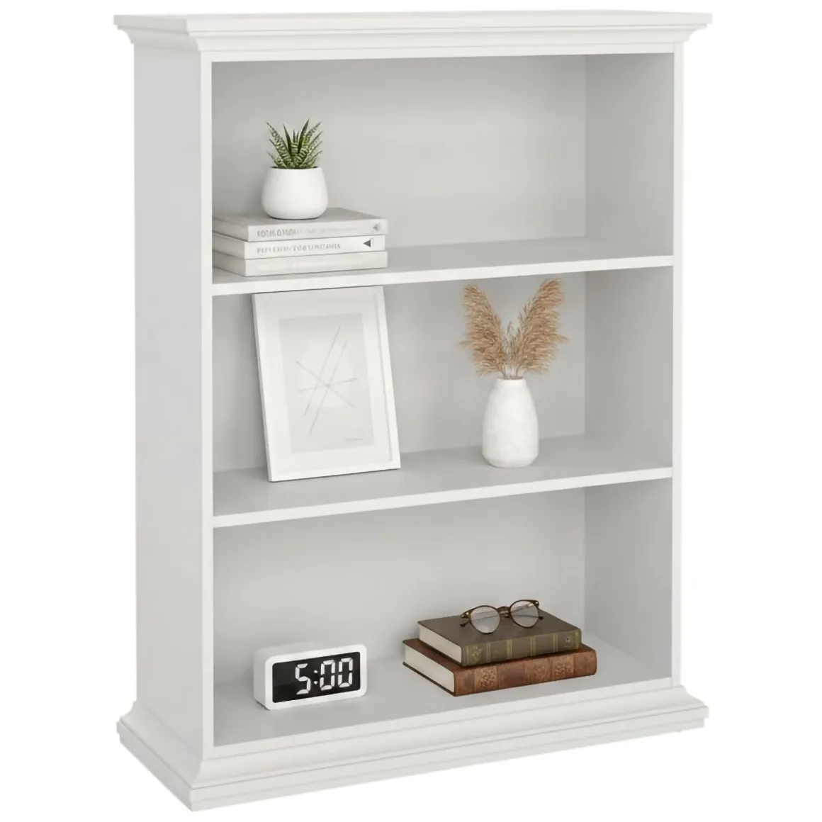 Libreria 5 ripiani bianca 96x125h cm - Liguria