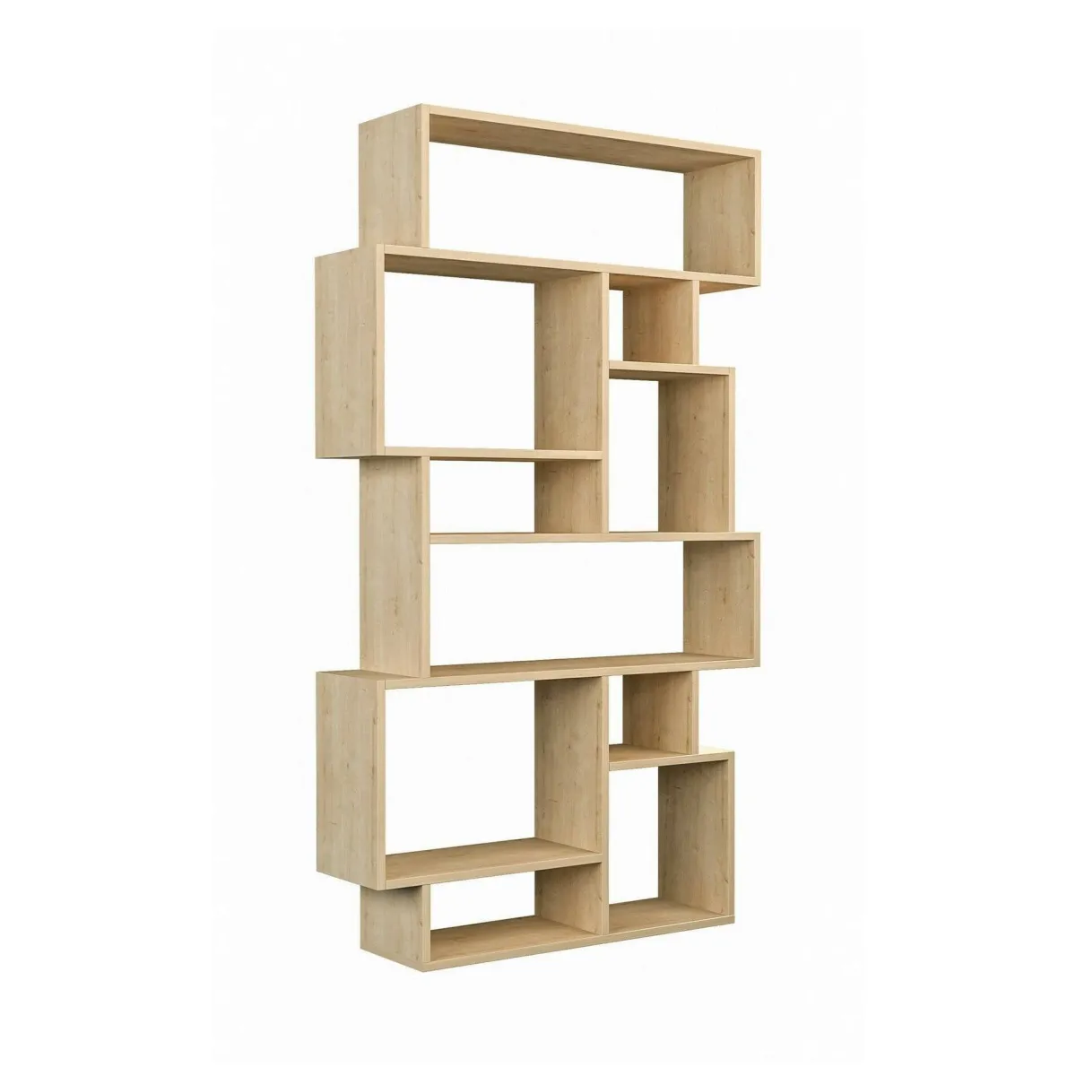 Librerie|Ufficio > Dmora Libreria 8 ripiani quercia 96x169h cm - Casimira Marrone Quercia