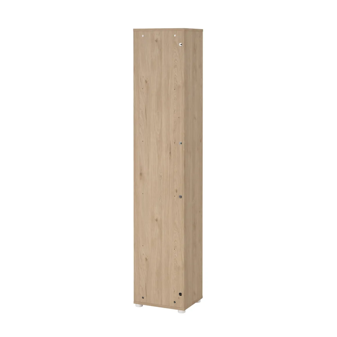 Libreria 4 ripiani rovere e bianca 40x204h cm - Baaz