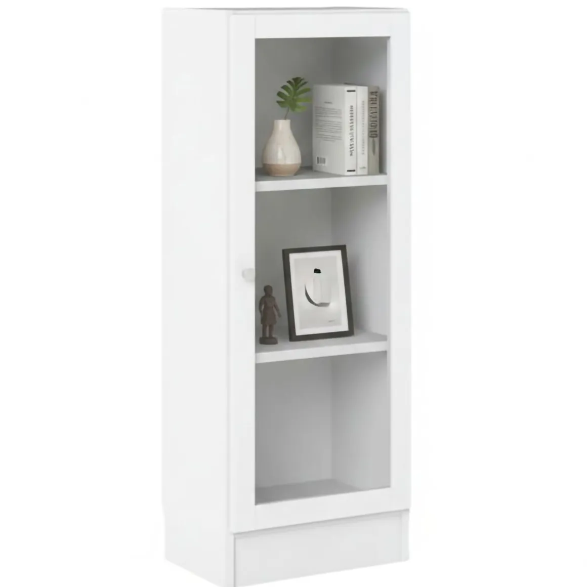 Libreria salvaspazio bianca 40x107h cm - Goring