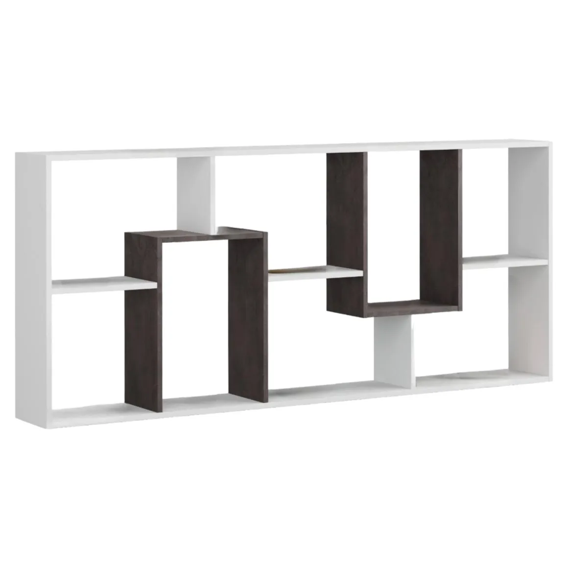 Libreria salvaspazio bianca e ossido 80x180h cm - Arconnor