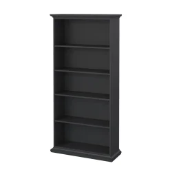 Librerie > Dmora Libreria salvaspazio grigia 96x200h cm - Aragon Grigio